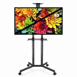 Falabella Soporte Pedestal Para TV Móvil 32-65 Pulgadas Con Ruedas Ajustable oferta