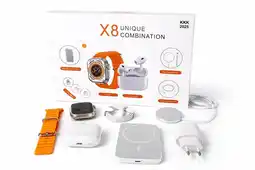 Falabella Combo Smartwatch X8 con Audífonos Cable y Powerbank oferta