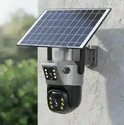 Falabella Cámara de Seguridad IP WiFi Doble Lente con Panel Solar PTZ 360° oferta