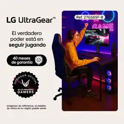 Falabella Monitor Gamer UltraGear 27 FHD IPS 180Hz 1ms 27GS65F-BAWP oferta