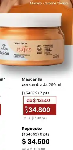 Natura Natura tododia mascarilla concentrada oferta