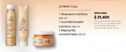 Natura Tododia Shampoo nutritivo Acondicionador nutritivo Mascarilla concentrada oferta