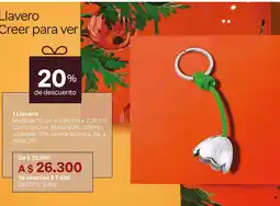 Natura Llavero Creer para ver oferta