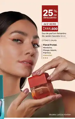 Natura Eau de parfum femenino IIia jardim secreto oferta
