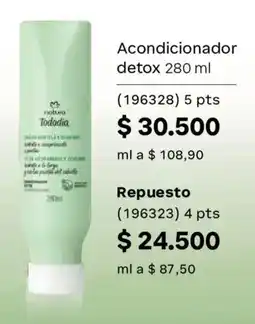 Natura Naturia acondicionador detox oferta
