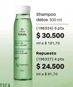 Natura Natura tododia shampoo detox oferta