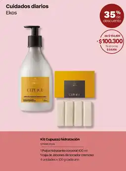 Natura Ekos Kit Cupuazú hidratación oferta
