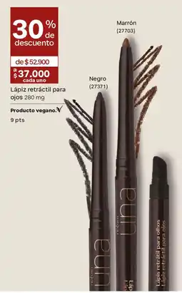 Natura una lápiz retráctil para ojos oferta