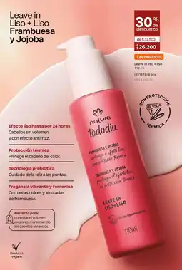 Natura Natura tododia Leave in Liso + Liso Frambuesa y Jojoba oferta