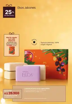 Natura Ekos Jabones en barra puro vegetal oferta
