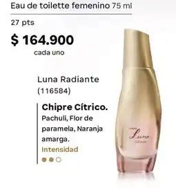 Natura Luna Radiante Eau de toilette femenino oferta