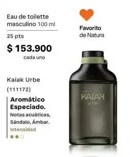Natura Eau de toilette masculino oferta