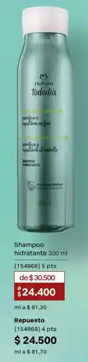 Natura Natura tododia Shampoo hidratante oferta