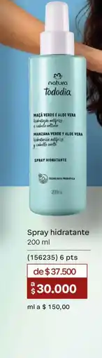 Natura Natura spray hidratante oferta