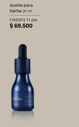 Natura HOMEM aceite para barba oferta