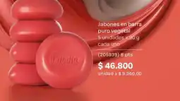 Natura tododia jabones en barra puro vegetal oferta