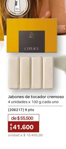 Natura Jabones de tocador cremoso oferta