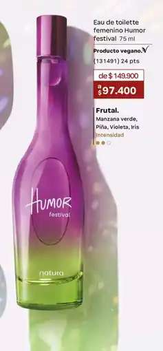 Natura Natura eau de toilette femenino humor festival oferta