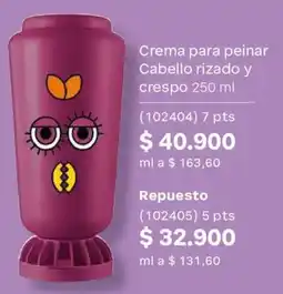 Natura Crema para peinar Cabello rizado y crespo oferta