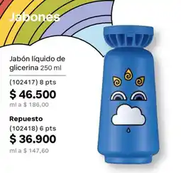 Natura Jabones Jabón líquido de glicerina oferta