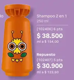 Natura Shampoo 2 en 1 oferta