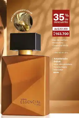 Natura Eau de parfum masculino essencial mirra oferta