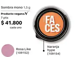 Natura Faces sombra mono oferta