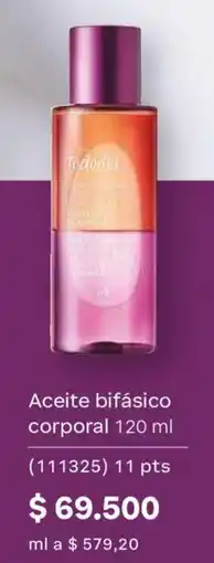 Natura Aceite bifásico corporal oferta