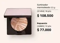 Natura Ina iluminador marmoleado oferta