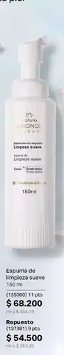 Natura Espuma de limpieza suave oferta
