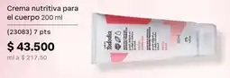 Natura Tododia crema nutritiva para el cuerpo oferta