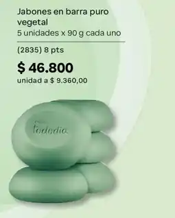 Natura tododia jabones en barra puro vegetal oferta