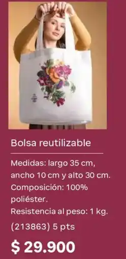 Natura Bolsa reutilizable oferta