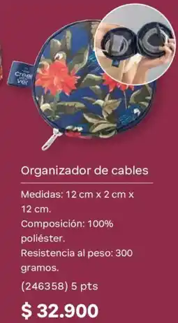 Natura Crear con ver organizador de cables oferta
