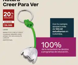 Natura Natura Creer Para Ver Llavero oferta