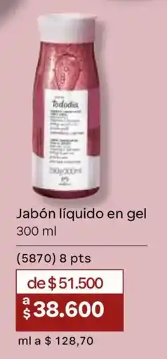 Natura Rodeoia jabón líquido en gel oferta