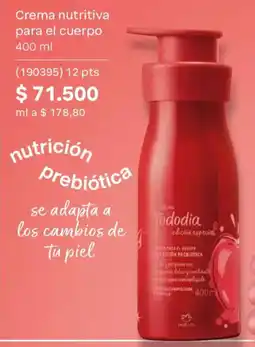 Natura Tododia crema nutritiva para el cuerpo oferta