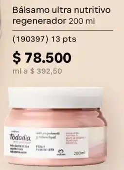 Natura Tododia bálsamo ultra nutritivo regenerador oferta