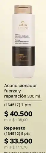 Natura Natura lumina Acondicionador fuerza y reparación oferta