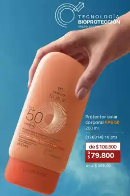 Natura Natura solar Protector solar corporal FPS 50 oferta