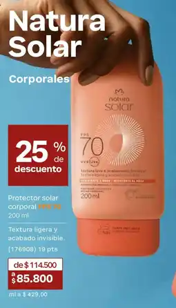 Natura Natura Solar Corporales oferta