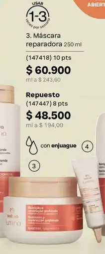 Natura Natura lumina Mascarra reparadora oferta