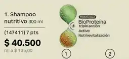 Natura Shampoo nutritivo oferta