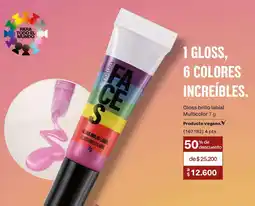 Natura Gloss brillo labial multicolor oferta
