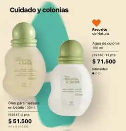 Natura Natura mamãe e bebê agua de colonia oferta