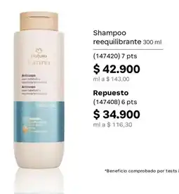 Natura Natura lumina shampoo reequilibrante oferta