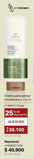 Natura Natura lumina Crema para peinar modeladora oferta