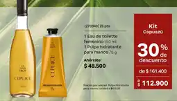Natura 1 eau de toilette femenino 1 pulpa hidratante para manos oferta