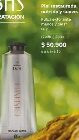 Natura Pulpa exfoliante manos y pies oferta