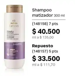 Natura Natura lumina Shampoo matizador oferta
